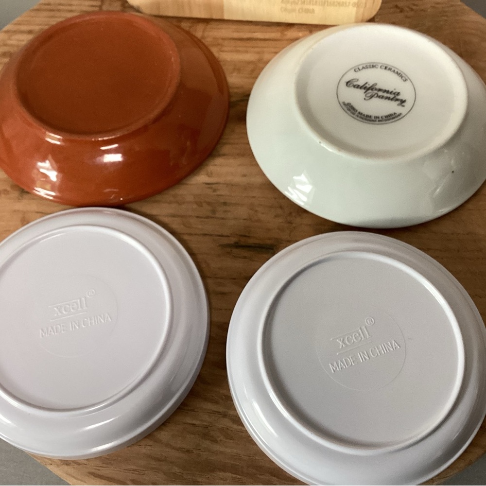 5 Item Bundle - Mini Cheese Board - Ceramic Dishes - Olive Dishes - Like New - Picture 6 of 12